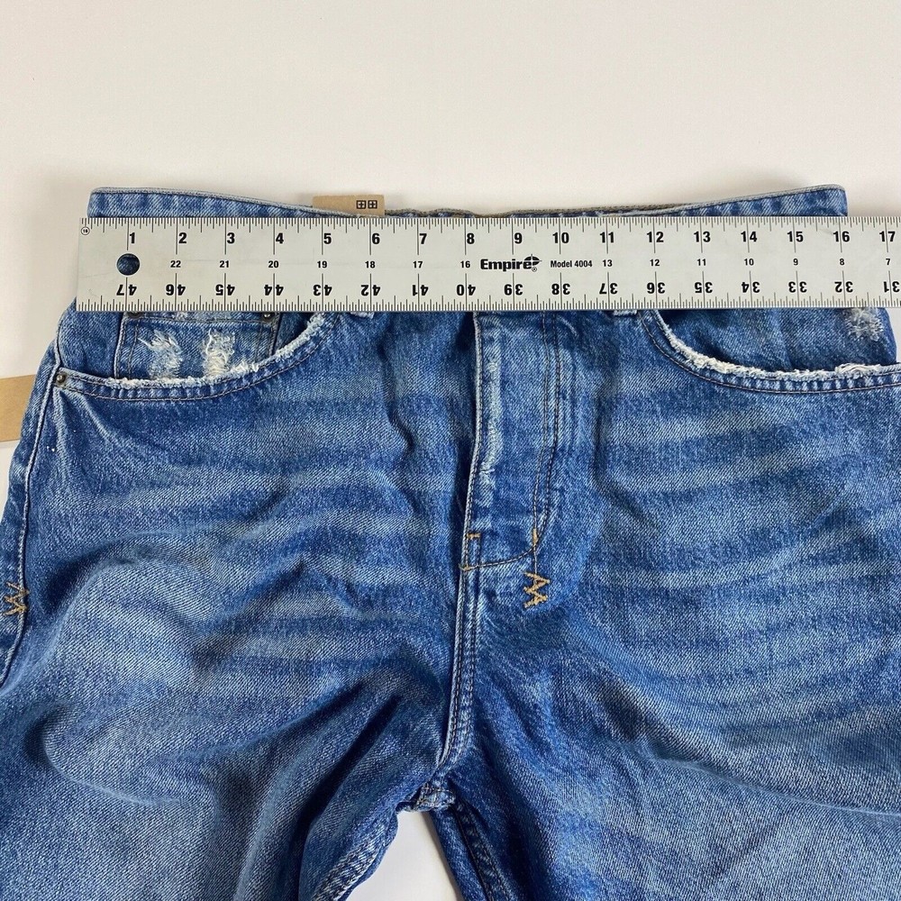 KSUBI Men's Bullet Crop Blazed Jeans Blue Size 33 NWT - Picture 5 of 12